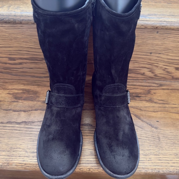 Paul Green Adison Boots Black Suede au 6 / us 8.5 NWOT - Picture 7 of 15